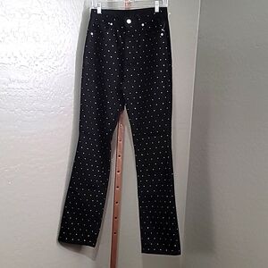 Gianni Bini Rhinestone black jeans size 28